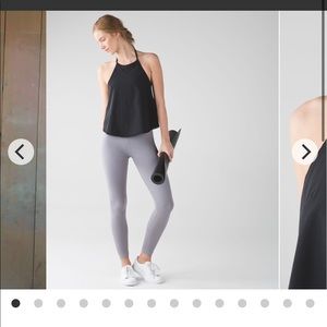 Lululemon Black Free Spirit Tank - size 4